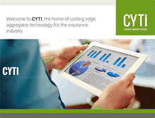 Tablet Screenshot of cyti.co.uk